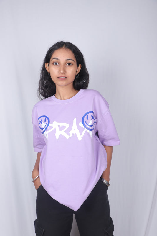 FADING SMILES Oversized T-shirt